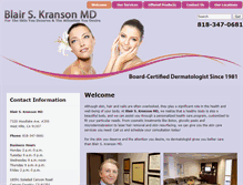 Tablet Screenshot of blairkransonmd.com